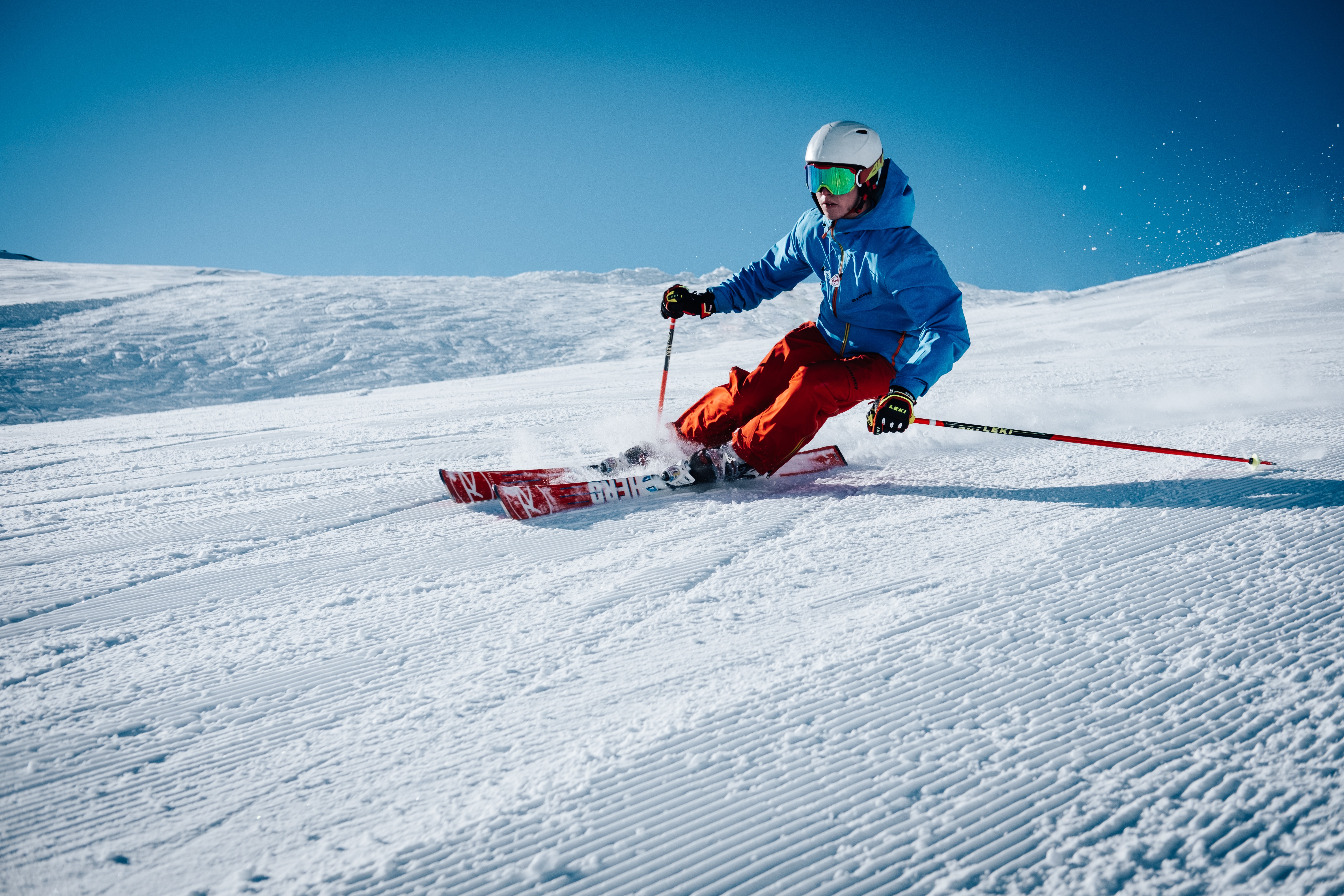 Skiier on the slope